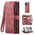 Caseme C30 Multifunktions Samsung Galaxy A53 5G Wallet Hülle - Rot