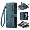 Caseme C30 Multifunktions Samsung Galaxy Z Fold4 5G Wallet Hülle - Blau