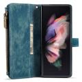 Caseme C30 Multifunktions Samsung Galaxy Z Fold4 5G Wallet Hülle - Blau