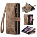 Caseme C30 Multifunktions Samsung Galaxy Z Fold4 5G Wallet Hülle - Braun