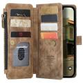 Caseme C30 Multifunktions iPhone 14 Max Wallet Hülle - Braun