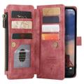 Caseme C30 Multifunktions iPhone 14 Max Wallet Hülle - Rot