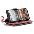 Caseme C30 Multifunktions iPhone 14 Pro Max Wallet Hülle - Rot