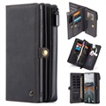 Caseme 2-in-1 Multifunktions Samsung Galaxy S21 5G Wallet Hülle - Schwarz