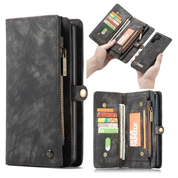 Caseme Multifunktions Samsung Galaxy Note10+ Wallet Hülle - Schwarz