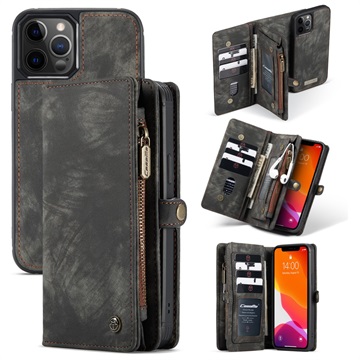 Caseme Multifunktions iPhone 12 Pro Max Wallet Hülle - Schwarz