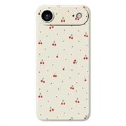 iPhone 17 Air TPU-Hülle mit Kirschmuster - Beige