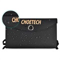 Choetech Dual-Port Faltbares Solarladegerät - 19W - Schwarz