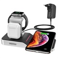 Choetech T316 4-in-1 Drahtlose Ladestation - 10W - Schwarz
