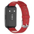 Klassische Schnalle Huawei Band 7 Lederarmband - Rot