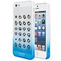iPhone 4 / 4S Code Weather Hart Case - Blau / Durchsichtig