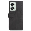 Bi-Color Serie OnePlus Nord 2T Schutzhülle mit Geldbörse - Schwarz