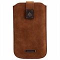 Commander Milano Universal Smartphone Hülle - XXL 5.7 - Nubuk Braun