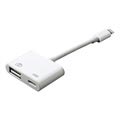 Kompatibler Lightning auf USB 3 Kamera-Adapter - Weiß