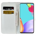 Croco Bling Serie Samsung Galaxy A52 5G, Galaxy A52s Wallet Schutzhülle - Roségold