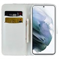 Croco Bling Serie Samsung Galaxy S22+ 5G Wallet Hülle