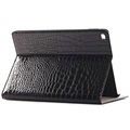 iPad Air 2 Folio Tasche - Krokodil - Schwarz