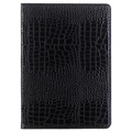 iPad Air Folio Tasche - Krokodil - Schwarz