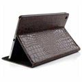 iPad Air Folio Tasche - Krokodil - Braun