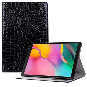 Samsung Galaxy Tab S5e Folio Tasche - Krokodil - Schwarz