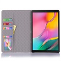 Samsung Galaxy Tab S5e Folio Tasche - Krokodil - Schwarz