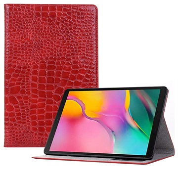 Samsung Galaxy Tab S5e Folio Tasche - Krokodil - Rot