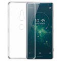 Kristall Anti-Rutsch Sony Xperia XZ2 TPU Hülle - Durchsichtig