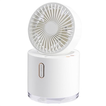 D27 Faltbarer Ventilator der 2. Generation mit Luftbefeuchter - Weiß