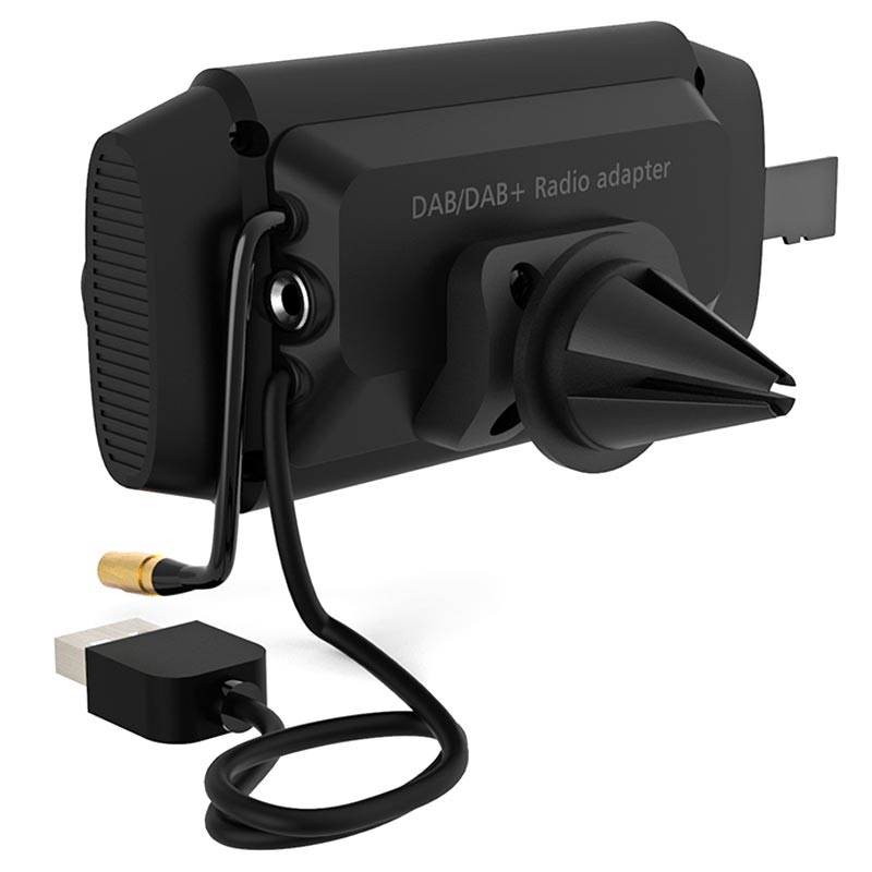 DAB / DAB + -Empfänger im Auto Bluetooth Music Freisprech-USB / TF- Musikadapter mit 2,8-Zoll