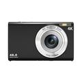 DC402-AF 4K Kids 48MP Digitalkamera Autofokus 16X Digitalzoom Vlogging Kamera für Jugendliche - Schwarz