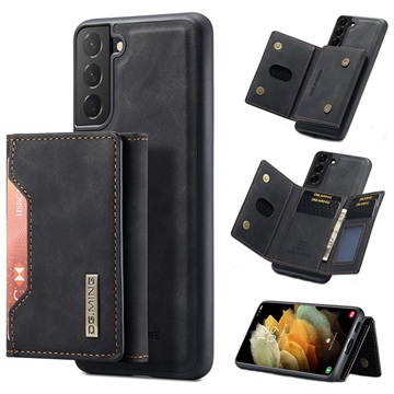 DG.Ming M2 Samsung Galaxy S21 FE 5G Hybrid Case mit Geldbörse - Schwarz