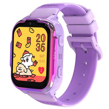 DH20 4G Kinder Smart Watch mit Kamera & Videoanruf - Dänisch, Norwegisch, Schwedisch, Finnisch (Offene Verpackung - Bulk Befriedigend) - Lila