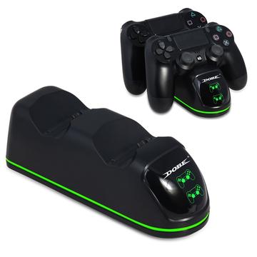 DOBE TP4-889 Ladedock Dual Stand Ladegerät Basis für PS4 / PS4 Slim / PS4 Pro Dualshock Controller