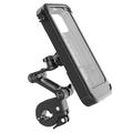 DS-MT3 Wasserdichte Smartphone-Halterung für Fahrrad/Motorrad - Schwarz