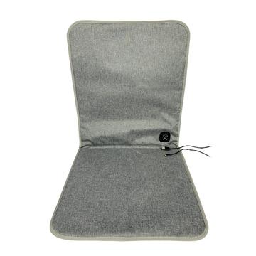 DT-90x43-2S USB beheiztes Rückenlehnen-Sitzkissen mit 3 Temperaturstufen - Grau