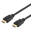 Deltaco Hochgeschwindigkeits-HDMI 2.0-Kabel mit Ethernet - 1 m - Schwarz