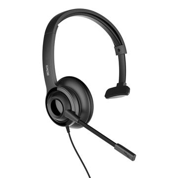 Deltaco Noise Cancelling USB-Mono-Headset - Schwarz