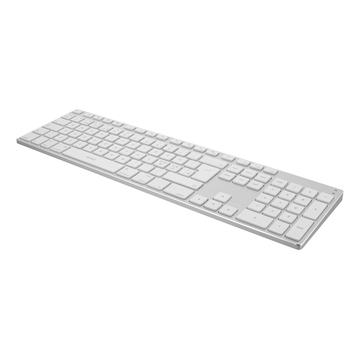 Deltaco TB-402 Bluetooth-Aluminium-Tastatur in voller Größe