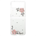 Diamant-Dekor Samsung Galaxy Z Flip3 5G Case - Blume