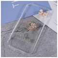 Diamant-Dekor iPhone 13 Mini TPU Case - Herz
