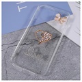 Diamant-Dekor iPhone 13 Pro Max TPU Case - Herz