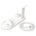 Dockingstation mit QI Wireless Ladegerät UD15 - Weiß