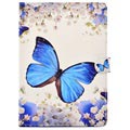 iPad 9.7 2017/2018 Wonder Series Folio Case - Blau Schmetterling