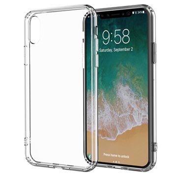 iPhone X / iPhone XS Drop-resistent Crystal TPU Hülle - Durchsichtig