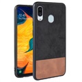 Dual Fashion Samsung Galaxy A30, Galaxy A20 Hybrid Hülle - Schwarz / Braun