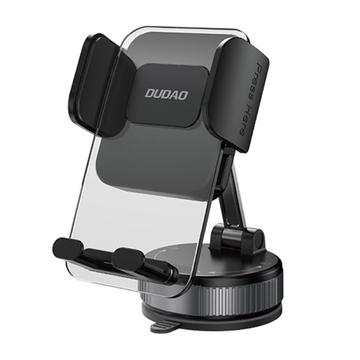 Dudao F24 Plus Saugnapf Autohalterung für Telefon 60mm-90mm - Schwarz