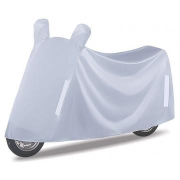 Staubdichte und regenfeste Motorradabdeckung - 4XL - Silber