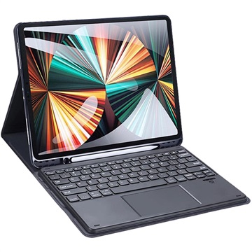 Dux Ducis iPad Pro 12.9 2020/2021 Bluetooth Tastaturhülle - Schwarz