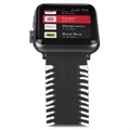 Dux Ducis Apple Watch Series 7/SE/6/5/4/3/2/1 Lederarmband - 41mm/40mm/38mm - Schwarz