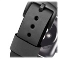 Dux Ducis Apple Watch Series 7/SE/6/5/4/3/2/1 Lederarmband - 41mm/40mm/38mm - Schwarz